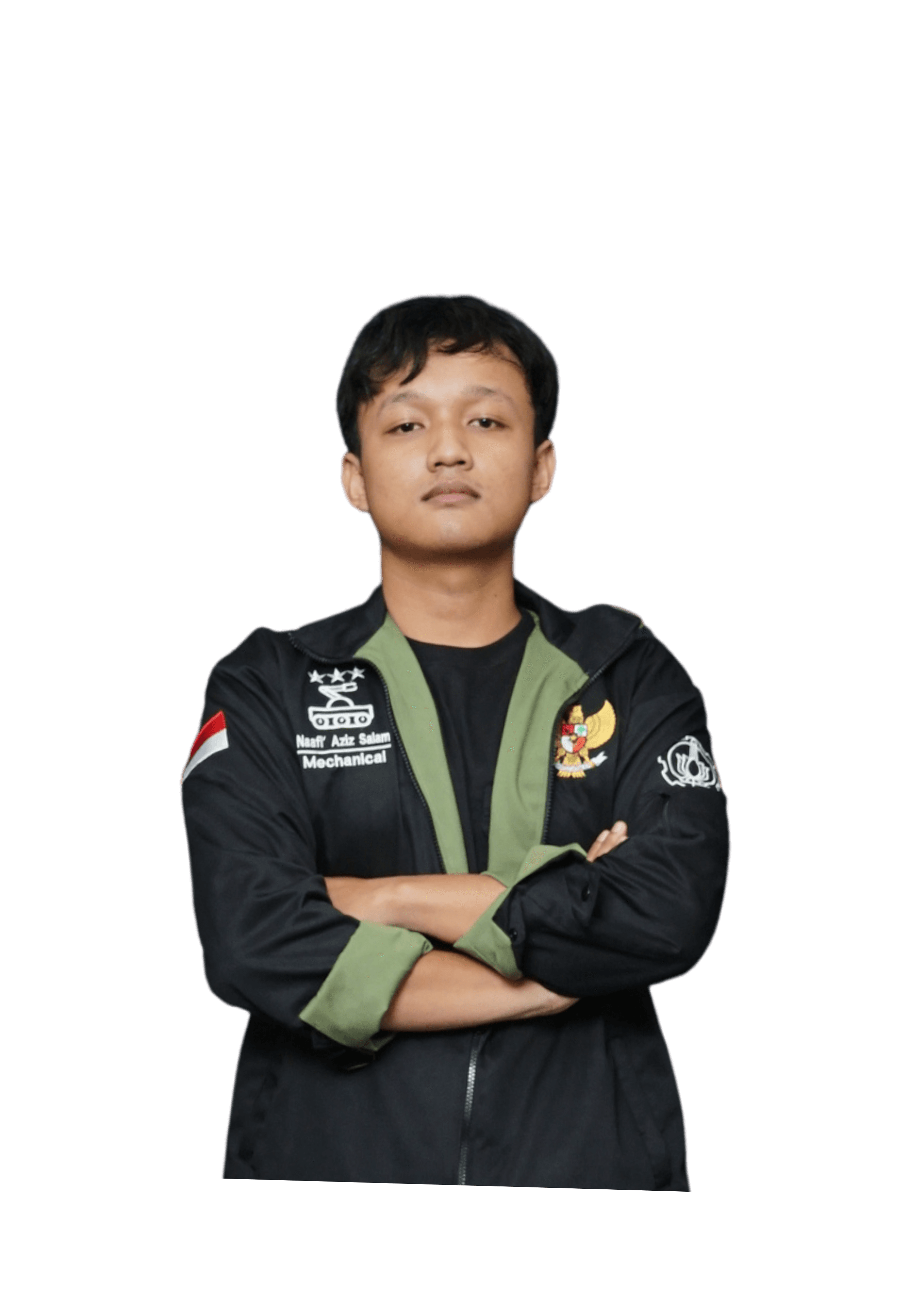 Team member Naafi' Aziz Salam