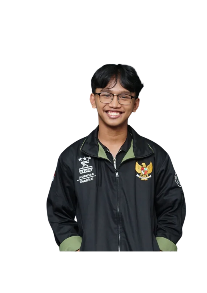 Team member Ademas Fazri Sunaryo