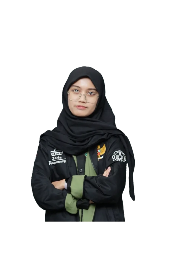 Team member Zalfa Nafila Khairunnisa